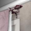 July Double Curtain Rod 28-48 inch - Mahogany view 1
