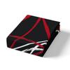 Abstract Spiral Stripes Bedding Set Twin Size,Modern Red Black White Duvet Cover with 1 Pillow Sham Comforter Cover for Kids Boys,Geometric Circle Quilt Cover 2 Pcs, No Comforter view 4