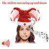 Strong Camel Christmas Hat Moves to Music with the Dancing Santa Hat for Unisex Adults New Year Festive Party view 2