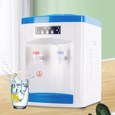 Hot & Cold Water Dispenser Desktop 550W Electric Water Dispenser Office Countertop Top Loading Dispenser Water Machine for Hold 5-18L Bucket