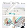 Household Ironing Board 110/31/ 85cm Folding Ironing Board, Adjustable Height 75-85cm with Heat Resistant Hanging Clothes Rack (Color : A) view 4
