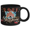 2021 What a Shitshow Mug Christmas 2021 Funny Circus Secret Santa White Elephant Holiday Keepsake 11 or 15 oz Black Ceramic Coffee Cup view 2