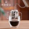 KOGU Shimomura Co., Ltd. Coffee Drip Bag Stand, Made in Japan, Dishwasher Safe, Does Not Soak Coffee, Can Be Seen Pouring, Less Miscellaneous Flavor, Holder, Dripper Stand, Drip Tool, Stainless Steel, view 2