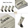 CUXWEOT Personalized Black Guitar Music Christmas Stockings Customize Name Candy Bag for Family Holiday Party Decorations Gift 17.52 x 7.87 Inch view 4