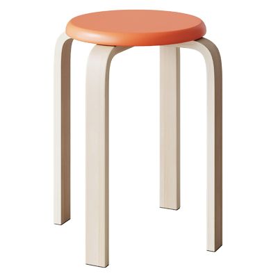 rff Solid Wood Stool/Simple Modern Chair/Round Household high Stool for Living Room/Dining Table Bench/Round Stool (Color : E)
