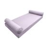 DBM IMPORTS *Cover ONLY*-Style 5 Outdoor Daybed Mattress Bolster Pillow Slipcovers Pipe Trim Twin Size-AD107 view 1