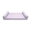 DBM IMPORTS *Cover ONLY*-Style 5 Outdoor Daybed Mattress Bolster Pillow Slipcovers Pipe Trim Twin Size-AD107 view 2