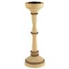 47th & Main Wooden Candle Holder, Tall, Natural Finish view 1