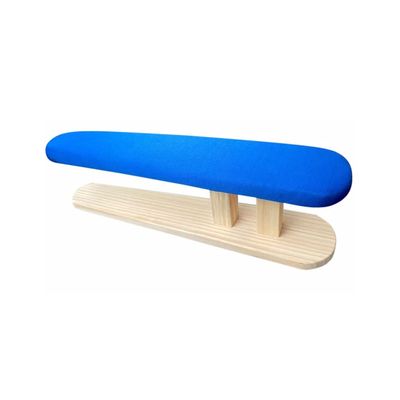 Ironing Board Long Iron Stool, Ironing Rack for Sleeves/Collar/Pants, Household Solid Wood Iron Tool Ironing Table Rack 56cm (Color : Blue)