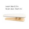 Ironing Board Long Iron Stool, Ironing Rack for Sleeves/Collar/Pants, Household Solid Wood Iron Tool Ironing Table Rack 56cm (Color : Blue) view 3