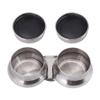 BORDSTRACT Oil Painting Double Cup with Lid, Double Dipper Cup L*h 9.4cm* 3cm Lid Diameter 4cm Bottom Has Sturdy Clip view 4