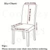 1/2/4/6PCS Geometric Chair Cover Spandex Removable Seat Cover for Dining Room Weddings Hotel Party Banquet housse de Chaise,Color 11,1 Piece view 2