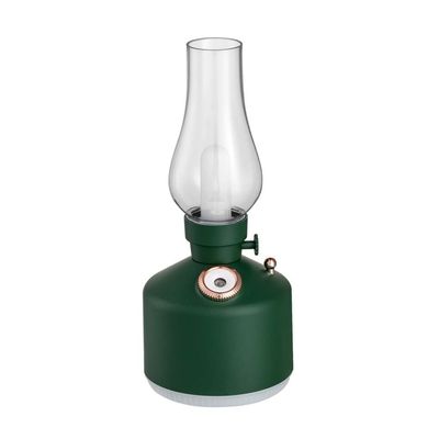 Retro USB Humidifier Mini Humidifier Home Desktop Atmosphere Lamp Humidifier, Bedroom Living Room Children's Room Dining Office (Color : Green)