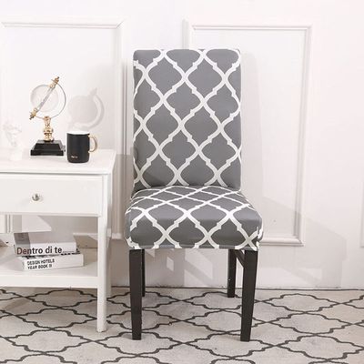 1/2/4/6PCS Geometric Chair Cover Spandex Removable Seat Cover for Dining Room Weddings Hotel Party Banquet housse de Chaise,Color 4,2 Pieces