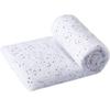 Faruxue Christmas Snow Blankets, Artificial Snow Carpet Fake Snow Covering Decorations Glitter Snow Blanket Snow Rug White view 1