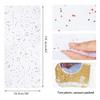 Faruxue Christmas Snow Blankets, Artificial Snow Carpet Fake Snow Covering Decorations Glitter Snow Blanket Snow Rug White view 3