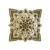 BHDecor Home Wall Decor  Multilayered Laser Cut Carved Elegant Wooden Mandala Hanging MDF Panels for Decoration - Rustic Contemporary Artwork 17.7 x 17.7 inch (45cm) view 1