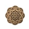 BHDecor Home Wall Decor  Multilayered Laser Cut Carved Elegant Wooden Mandala Hanging MDF Panels for Decoration - Rustic Contemporary Artwork 14.1 x 14.1 inch (36cm) view 1