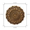 BHDecor Home Wall Decor  Multilayered Laser Cut Carved Elegant Wooden Mandala Hanging MDF Panels for Decoration - Rustic Contemporary Artwork 14.1 x 14.1 inch (36cm) view 4
