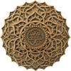 BHDecor Home Wall Decor  Multilayered Laser Cut Carved Elegant Wooden Mandala Hanging MDF Panels for Decoration - Rustic Contemporary Artwork 22.8 x 22.8 inch (58cm) view 1
