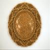 BHDecor Home Wall Decor  Multilayered Laser Cut Carved Elegant Wooden Mandala Hanging MDF Panels for Decoration - Rustic Contemporary Artwork 14.1 x 14.1 inch (36cm), Natural Wood view 1