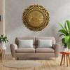 BHDecor Home Wall Decor  Multilayered Laser Cut Carved Elegant Wooden Mandala Hanging MDF Panels for Decoration - Rustic Contemporary Artwork 14.1 x 14.1 inch (36cm), Natural Wood view 4