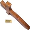 Holy Land Market Holy Land Olive Wood Cross - Contemporary Design from the Holy Land, 3.5 Inches, Wall Mount or Hand Held view 2