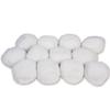 S&S Worldwide Puff Snow Ball, 4" Diameter, White, Pack of 12 view 1
