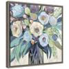 Amanti Art Framed Canvas Wall Art 16x16 Nighttime Neutral (Flowers in Vase) by Jeanette Vertentes, Framed Wall Art Canvas, Abstract Artwork, Rustic Farmhouse Decor, Small Painting for Living Room view 2