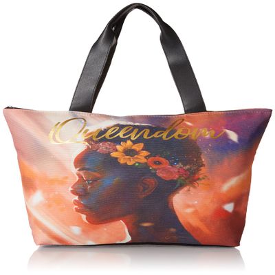African American Expressions - Canvas Totebag, Queendom, 20 x 15 Inch, CHB-16