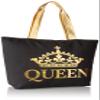 African American Expressions - Canvas Totebag, Black Queen, 20 x 15 Inch, CHB-11 view 2