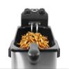 Elite Gourmet EDF-3500# Electric Immersion Deep Fryer. Removable Basket, Timer Control Adjustable Temperature, Lid with Viewing Window and Odor Free Filter view 2
