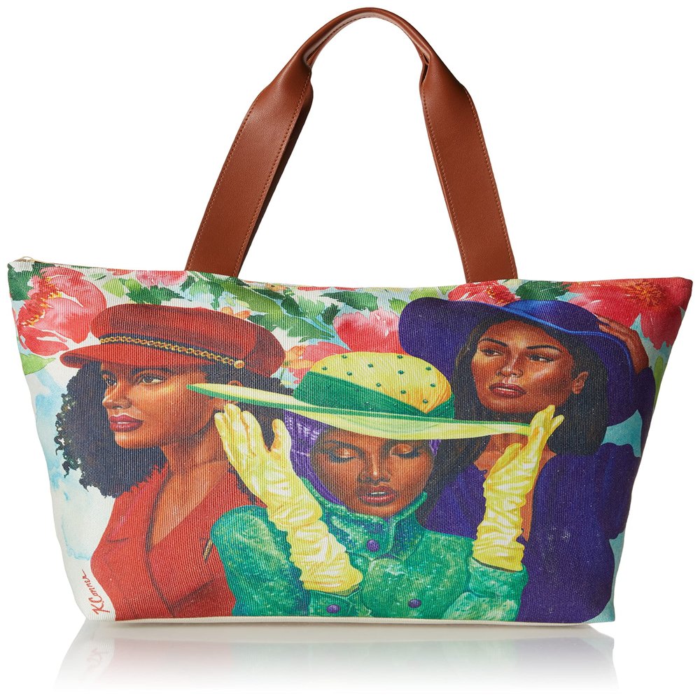 African American Expressions - Canvas Totebag, Sunday Morning, 20 x 15 Inch, CHB-15