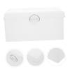 Cabilock 1pc Large Capacity Practical Plastic Mahjong Storage Box Handle and Lock Multi-function Organizer for Mahjong Tiles and More Lightweight and Home Use view 3