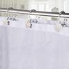 Decorative Shower Curtain Hooks,FINROS 12 Pcs Seashell Double Glide Shower Curtain Hooks for Bathroom and Living Room (White Seashell) view 3