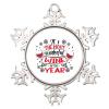 3" Metal Snowflake Ornament It S Most Wonderful Wine Christmas Tree Pendant Hanging Seasonal Holiday Decoration for Home Farmhouse Room Door Christmas Decor Hanging Souvenir New Year Gift view 1