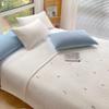 ZYCSKTL Coverlet Full Size Girl Bedroom Simple and Fresh Embroidery Pattern Bedspread, Winter Leisure Sofa Rest Blanket, Bed Linings (Color : D, Size : 230 * 245cm) view 1