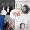 Antimbee 30-Pack All-Purpose Adhesive Hooks for Hanging, Wreath Door Hanger Heavy Duty Hooks 37 lb(Max), Sticky Wall Hook fit Home, Bathroom, Kitchen, Office and Outdoor view 2