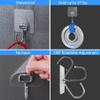 Antimbee 30-Pack All-Purpose Adhesive Hooks for Hanging, Wreath Door Hanger Heavy Duty Hooks 37 lb(Max), Sticky Wall Hook fit Home, Bathroom, Kitchen, Office and Outdoor view 3