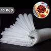 Fivezeroing 10 Pieces Round Silicone Dehydrator Sheets Mesh Food Dryer Machine Mats Screen Material Liners for Fruit dehydrating Baking Steamer Mat (13 inch in Diameter) , White, (Fivezeroing-003) view 4
