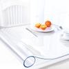 AimerGro 42x76 Inch Clear Plastic Pad Table Protector Cover Dining Room Tablecloth Office Desk Mat Easy Clean Heat Resistant Protection Glass Wood Tabletop Office Writing Desk Kitchen Coffee Table view 1