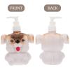 Cabilock Cartoon Soap Dispenser Dog Soap Pump Lotion Hand Soap Shampoo Shower Gel Dispenser Hand Pump Refillable Soap Dispensers for Kitchen and Bathroom view 3