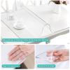 AimerGro 52x60 Inch Clear Desk Pad Blotter Glass Vinyl Table Cover Protector Waterproof Heat Resistant Rectangular Clear Tablecloth Mat Cover for Coffee Table Kitchen Counter Wood Furniture Protector view 2