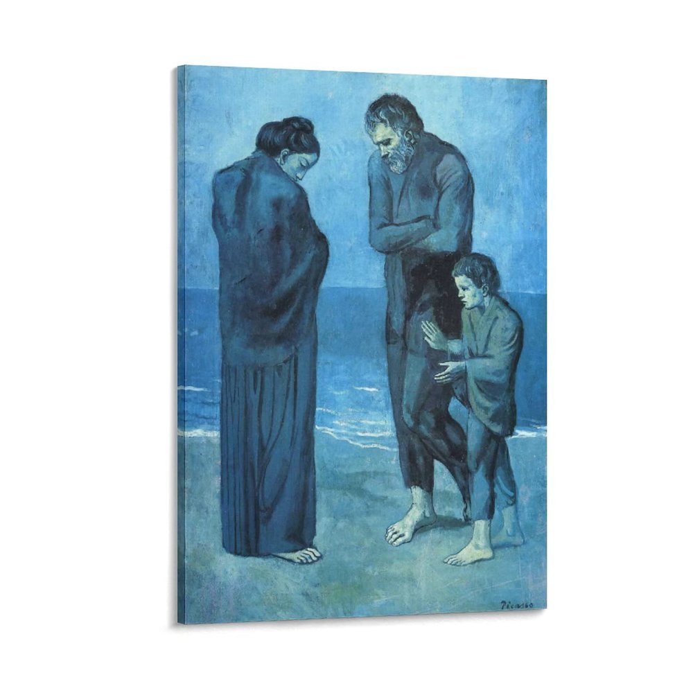 29 Picasso Paintings - Pablo Picasso - The Tragedy 1903 Canvas Art Poster and Wall Art Picture Print Modern Family Bedroom Decor Posters 16x24inch(40x60cm)