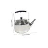Kitchen Essential Whistle Tea Kettle Stainless Steel Pot for Instant Tea Soup Oatmeal view 2