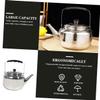 Kitchen Essential Whistle Tea Kettle Stainless Steel Pot for Instant Tea Soup Oatmeal view 4