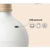 Grafken Mini Humidifier, Creative Flowerpot Humidifier, Essential Oil Diffuser, Suitable for Home Bedroom Office Air Conditioning Desktop view 4