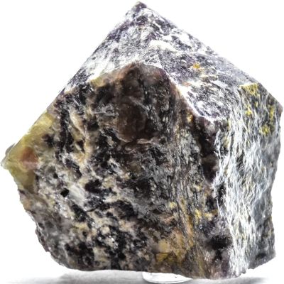 440g 78mm Dark Purple Lepidolite w/Inclusions Polished Top Point Natural Flower Sugilite Lithia Mica Gemstone Crystal Mineral Specimen - Brazil