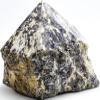 3.5" 525g Dark Purple Lepidolite w/Yellow Inclusions Polished Top Specimen Natural Lithia Mica Gemstone Crystal Mineral Point - Brazil view 3