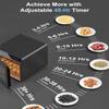CROWNFUL Food Dehydrator Machine, 7 Stainless Steel Trays, Large Drying Space Dehydrated Dryer, Adjustable Timer and Temperature Control, Dryer for Jerky, Fruit, Meat, Herbs, 30+ Free Online Recipes view 3